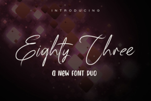 83 Script: A Fresh Take on Elegant Typography