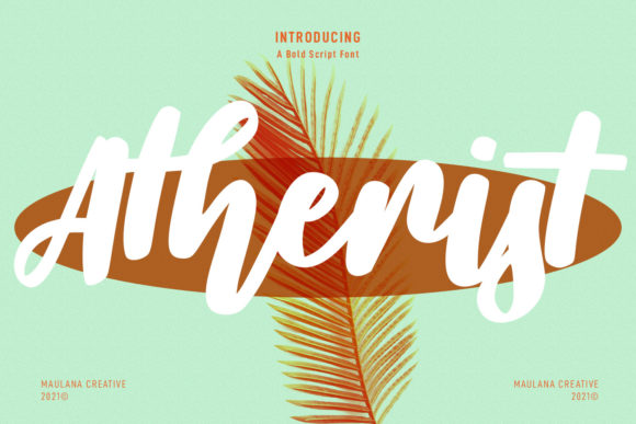 Atherist Script: The Modern Typeface for Bold Branding