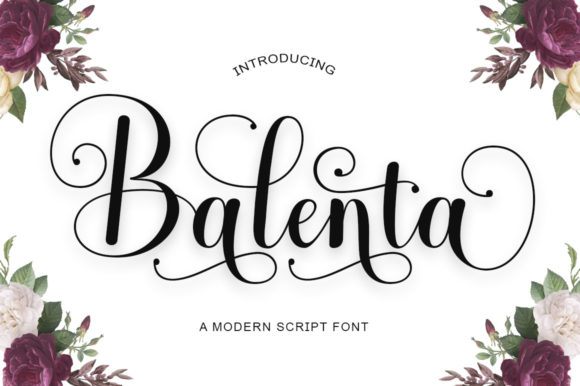Balenta Script: Crafting Authenticity in Your Designs