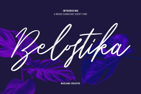 Belostika Script: A Typeface That Balances Elegance with Warmth