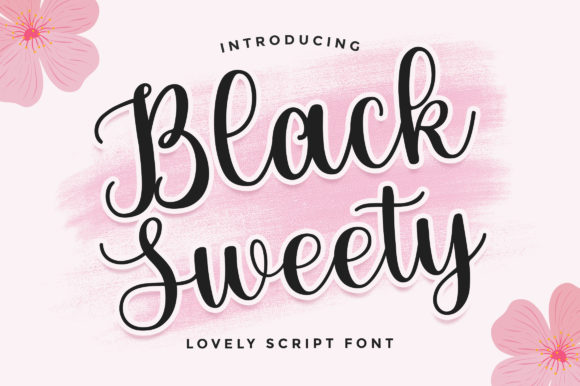 Black Sweety Script: A Creative Font for Modern Designers