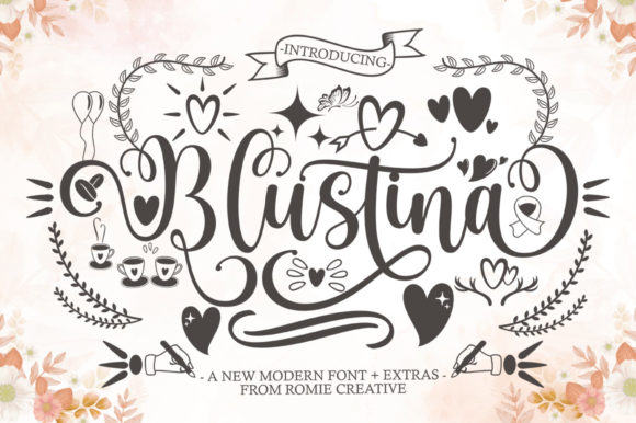 Blustina Script: Elevating Your Design with a Touch of Luxury