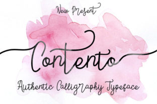 Contento Script: A Fresh Take on Handmade Fonts