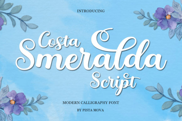 Costa Smeralda Script: A Modern Calligraphic Font for Your Brand