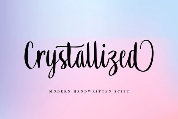 Crystallized Script: A Font That Adds Instant Elegance