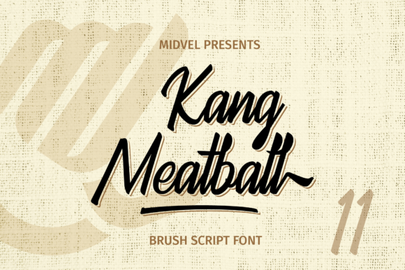 Give Your Brand a Handmade Touch with Kang Meatball Script