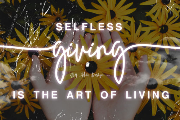Giving Script: A Font That Balances Elegance with Everyday Use