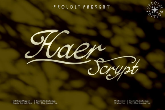 Haer Script: Adding Handcrafted Charm to Modern Designs