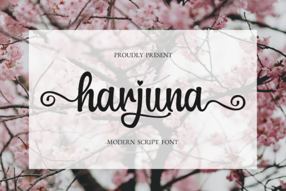 Harjuna Script: A Guide to This Romantic Typeface