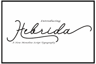 Hebrida Script: A Dance of Ink for Authentic Design
