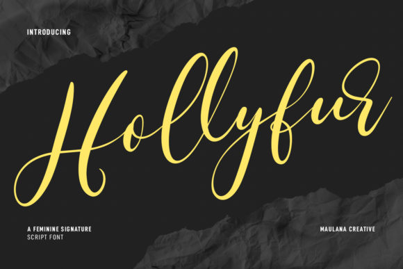 Hollyfur Script: A Designer's Guide to This Elegant Font