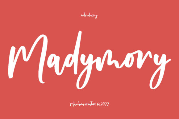 Madymory Script: Where Rough Strokes Meet Modern Elegance