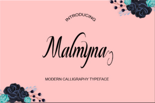 Malmyna Script: The Modern Font That Flows With Timeless Style