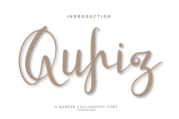 Qufiz Script: The Handwritten Font That Brings Designs to Life