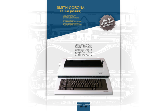 Smith-Corona EC1100 Script: A Font with Genuine Analog Character